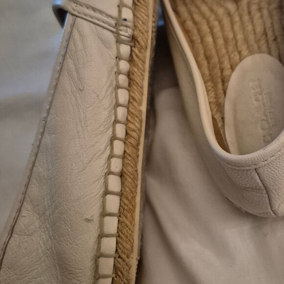 Coach ,Rhodelle Espadrilles, 6 1/2. Lambskin - Picture 4 of 7